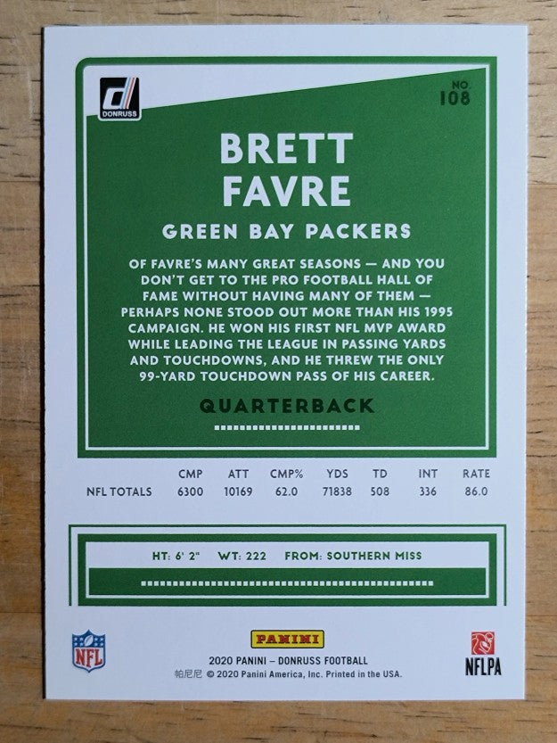 2020 Donruss #108 Brett Favre