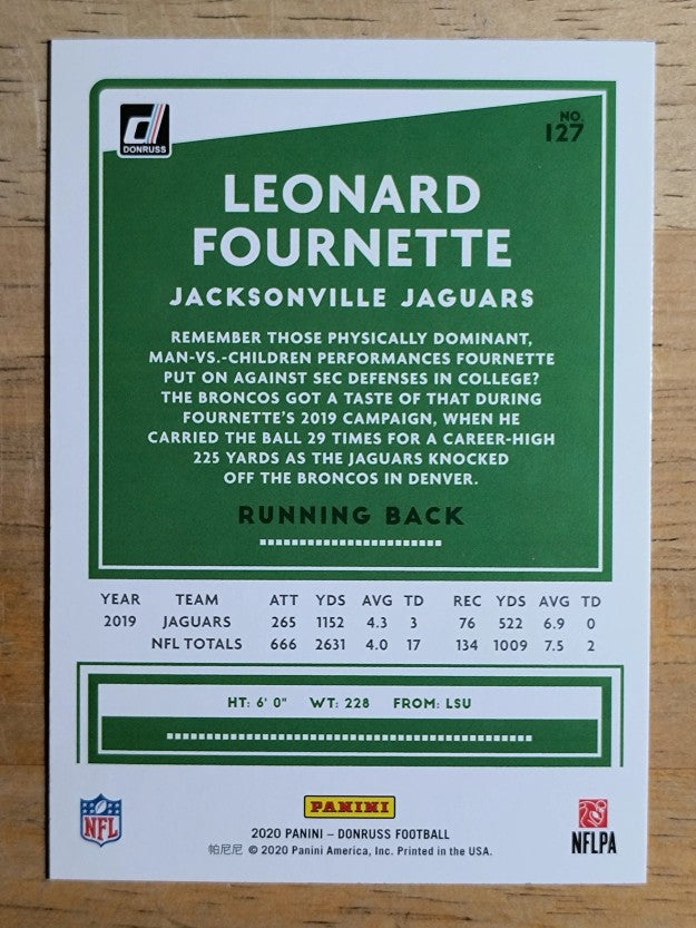 2020 Donruss #127 Leonard Fournette