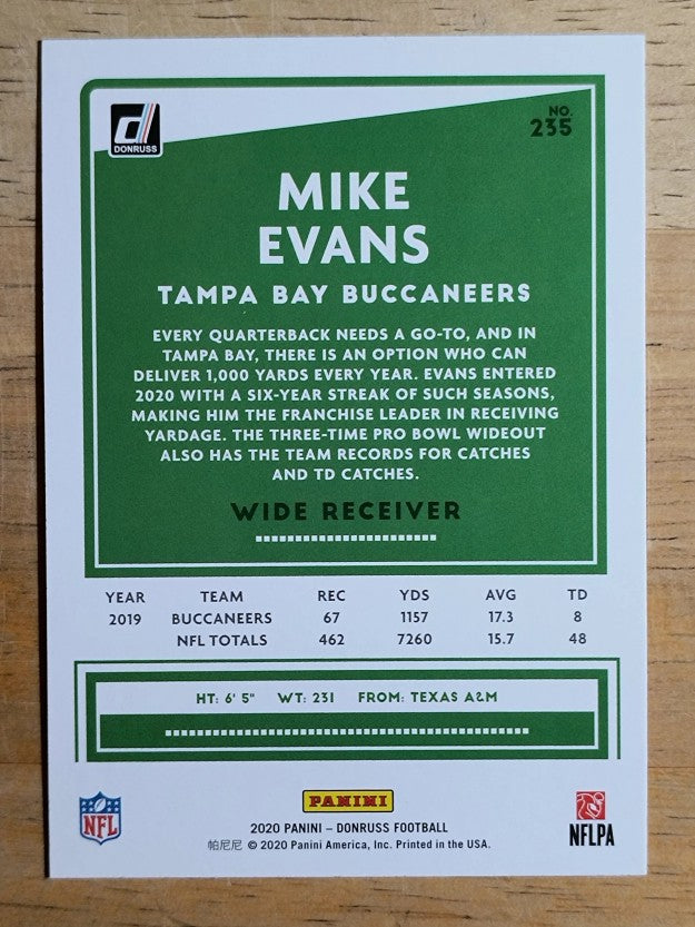 2020 Donruss #235 Mike Evans