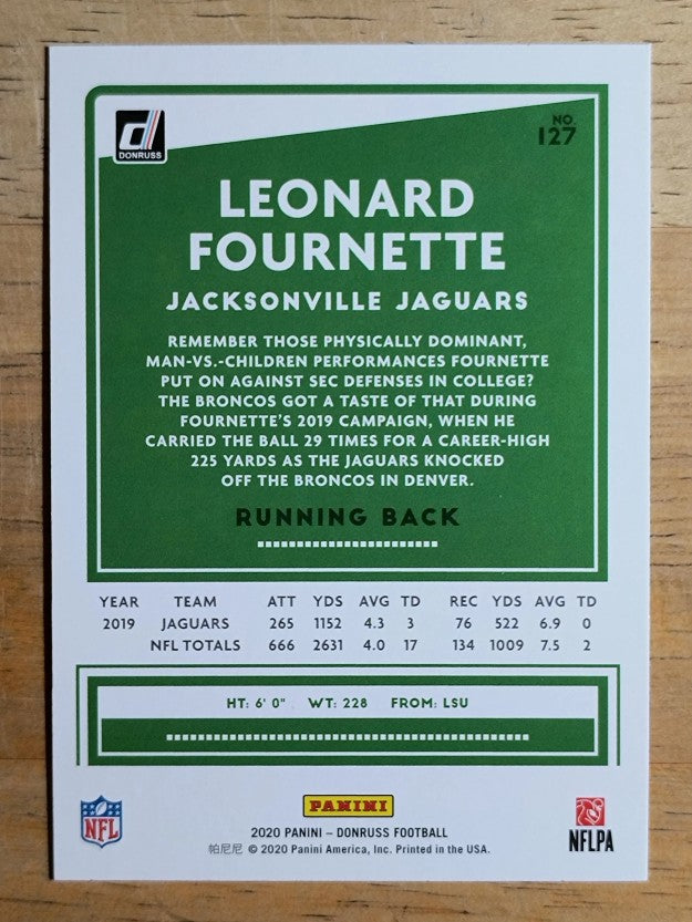 2020 Donruss #127 Leonard Fournette