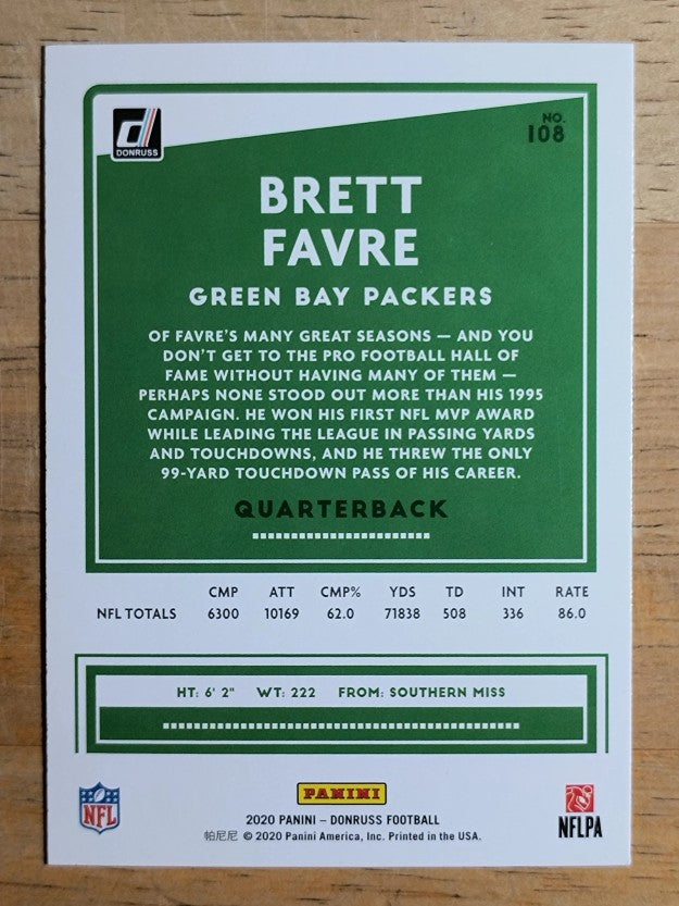 2020 Donruss #108 Brett Favre