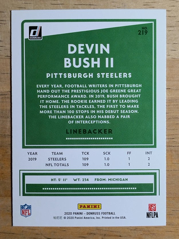 2020 Donruss #219 Devin Bush II