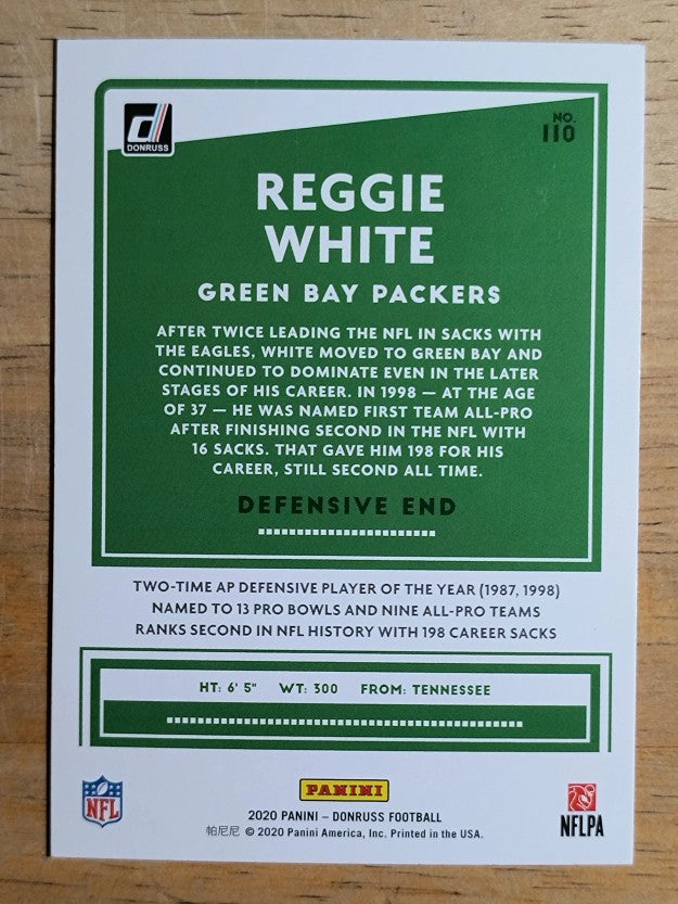 2020 Donruss #110 Reggie White