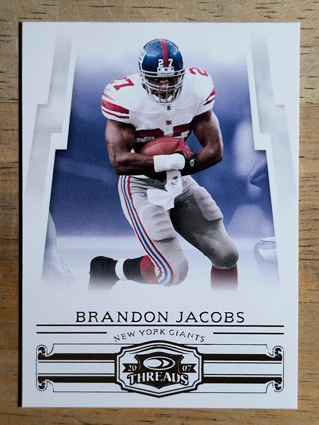 2007 Donruss Threads #107 Brandon Jacobs