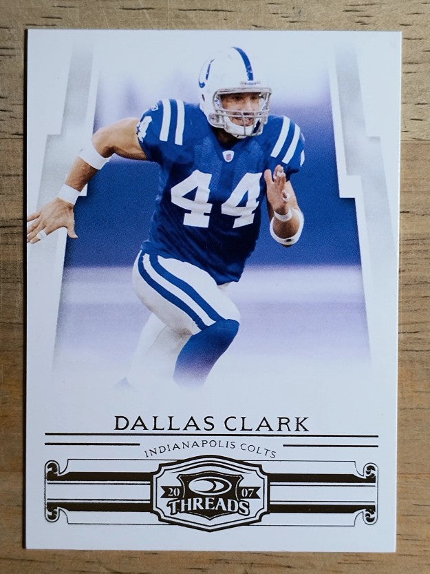 2007 Donruss Threads #92 Dallas Clark