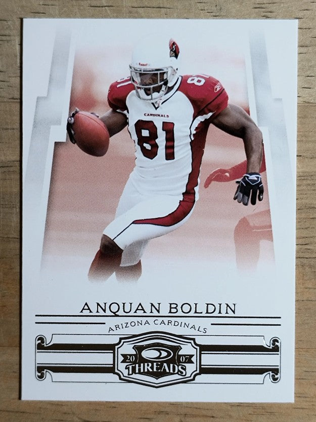 2007 Donruss Threads #1 Anquan Boldin