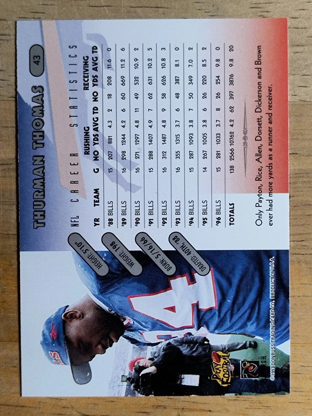1997 Donruss #43 Thurman Thomas