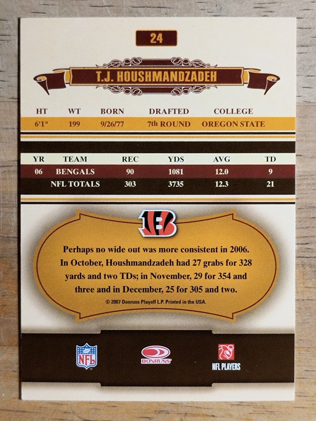 2007 Donruss Classics #24 T.J. Houshmandzadeh