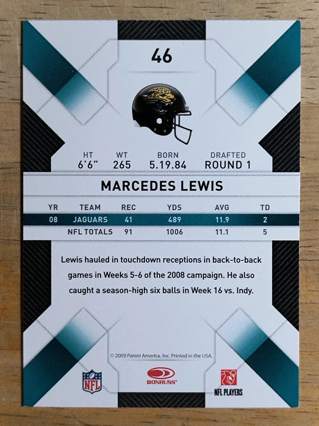 2009 Donruss Threads #46 Marcedes Lewis