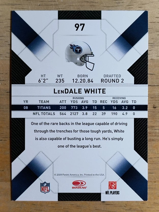 2009 Donruss Threads #97 LenDale White