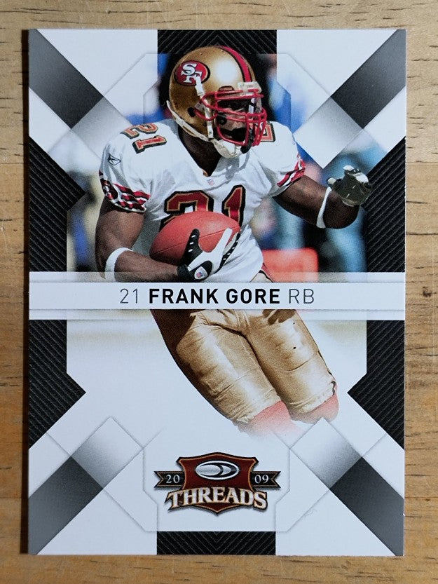 2009 Donruss Threads #83 Frank Gore
