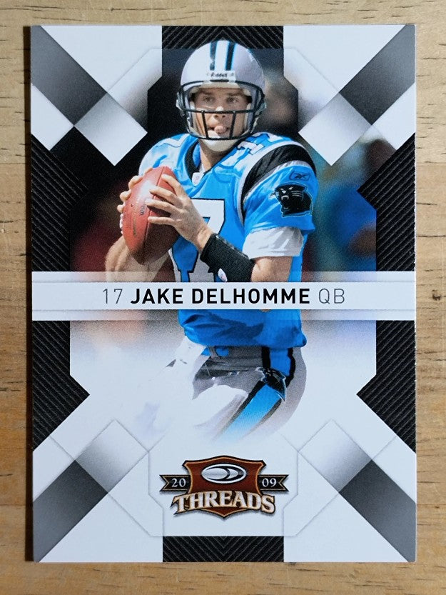 2009 Donruss Threads #14 Jake Delhomme