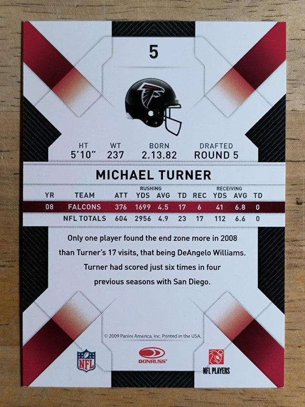 2009 Donruss Threads #5 Michael Turner