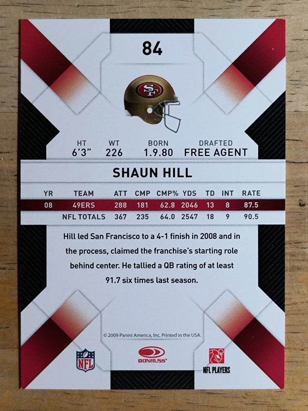 2009 Donruss Threads #84 Shaun Hill
