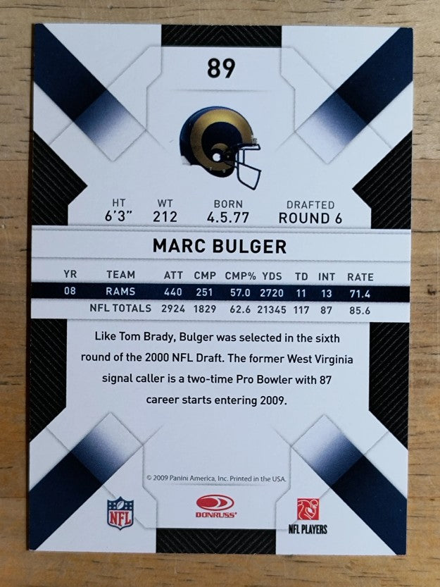2009 Donruss Threads #89 Marc Bulger