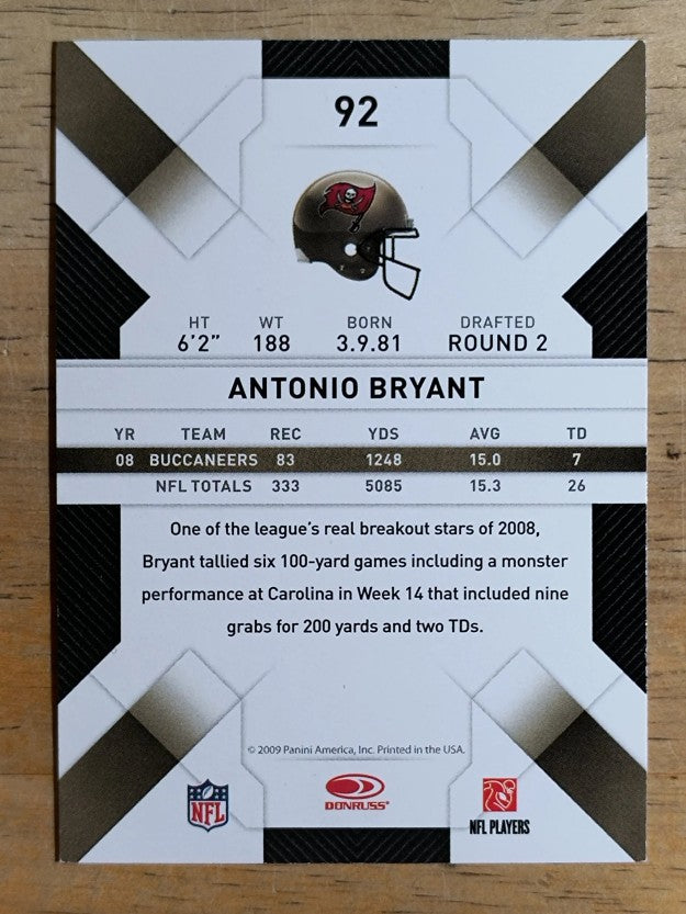 2009 Donruss Threads #92 Antonio Bryant