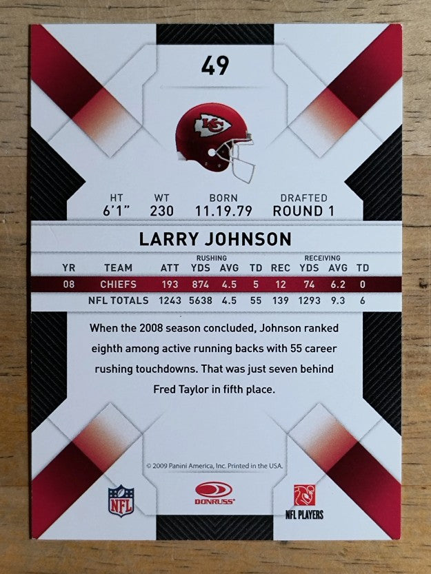 2009 Donruss Threads #49 Larry Johnson
