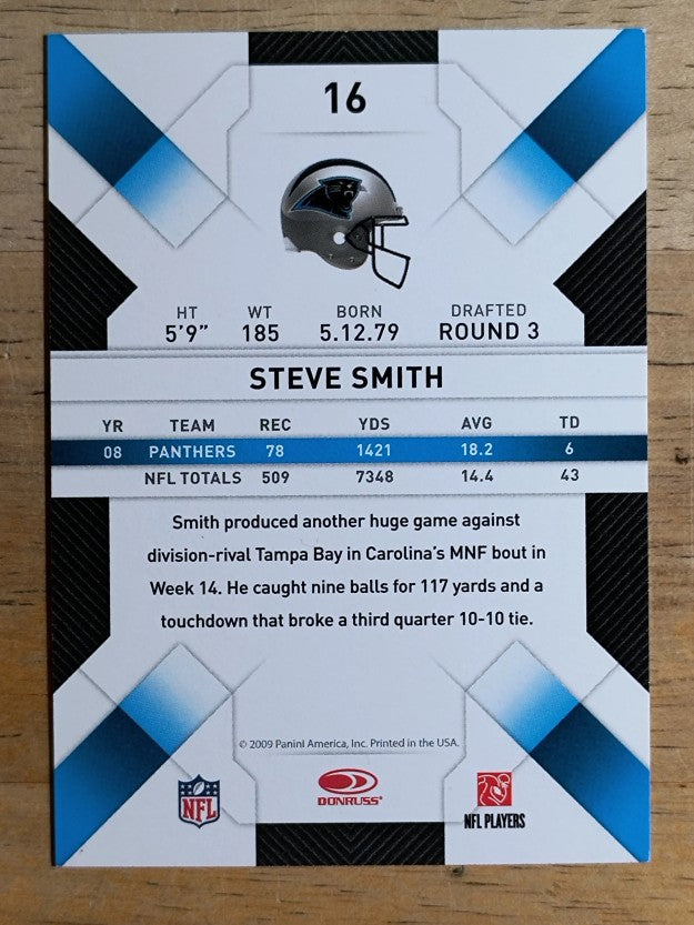 2009 Donruss Threads #16 Steve Smith