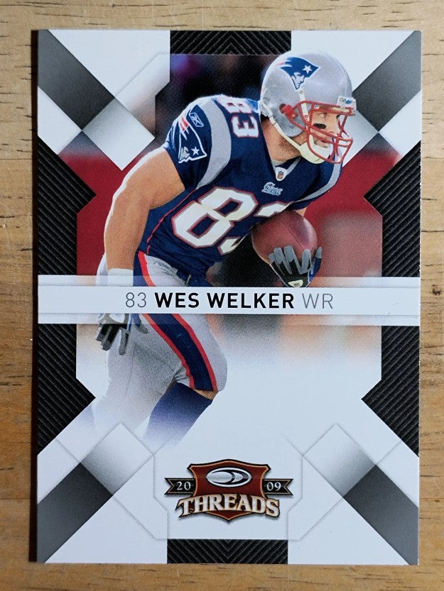 2009 Donruss Threads #60 Wes Welker