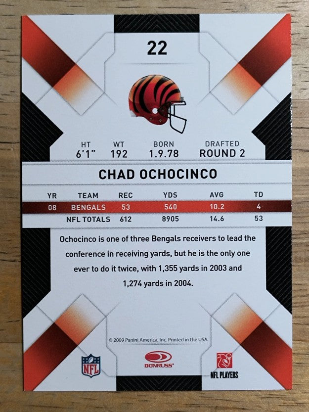 2009 Donruss Threads #22 Chad Ochocinco