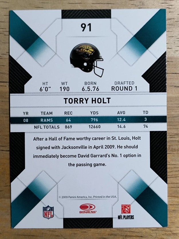 2009 Donruss Threads #91 Torry Holt