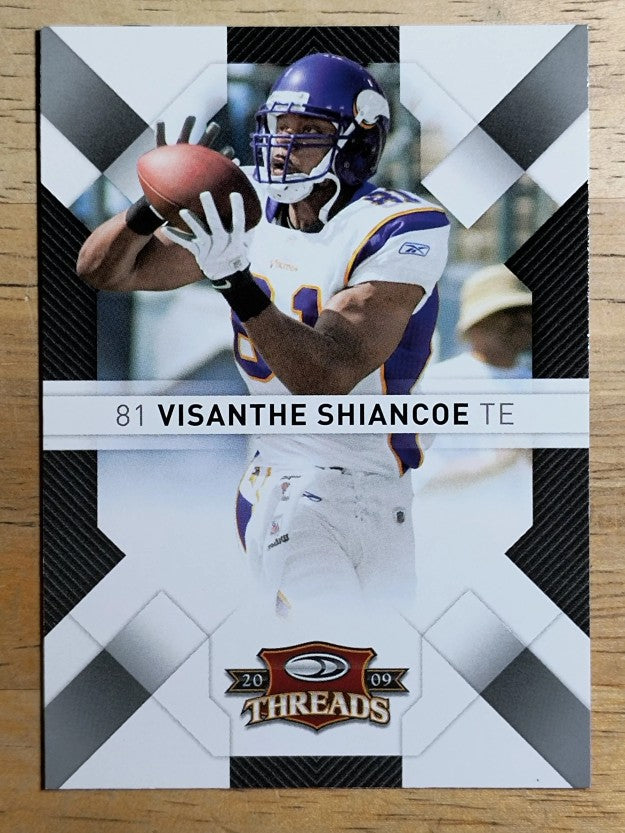 2009 Donruss Threads #57 Visanthe Shiancoe