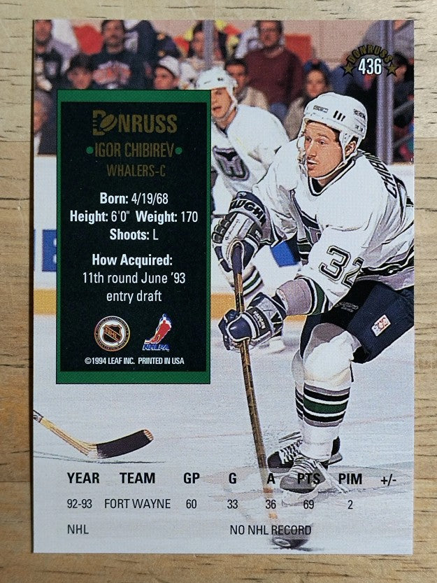 1993-94 Donruss #436 Igor Chibirev RC