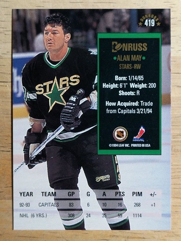 1993-94 Donruss #419 Alan May
