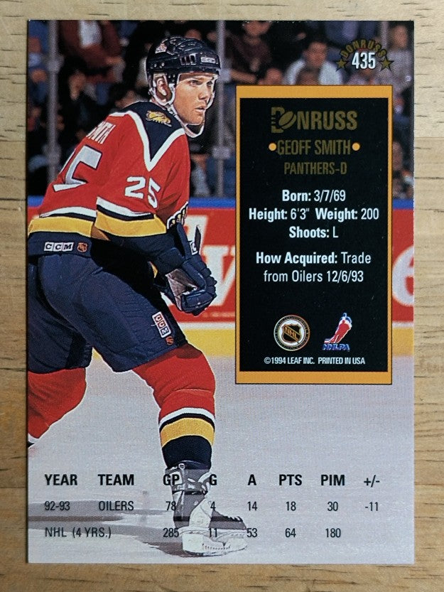 1993-94 Donruss #435 Geoff Smith