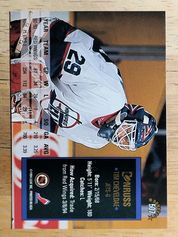 1993-94 Donruss #507 Tim Cheveldae