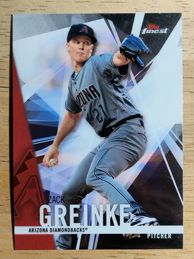 2017 Finest #26 Zack Greinke
