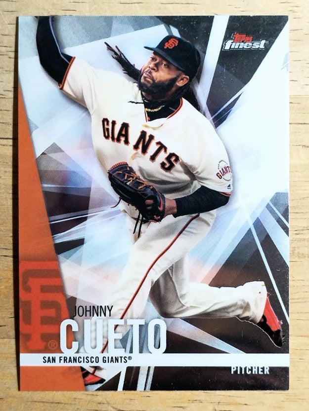 2017 Finest #81 Johnny Cueto