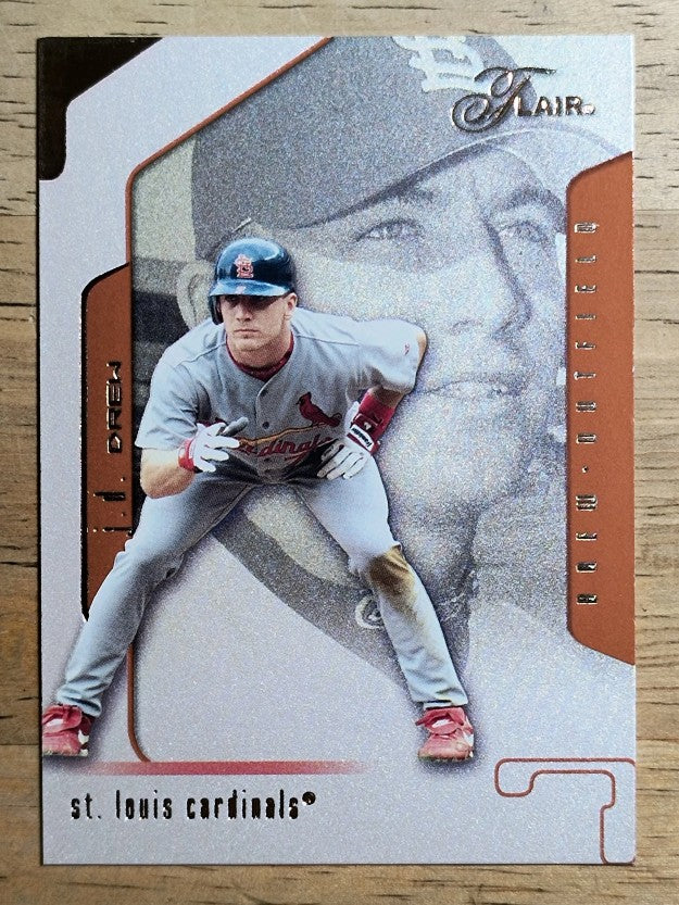 2002 Flair #7 J.D. Drew