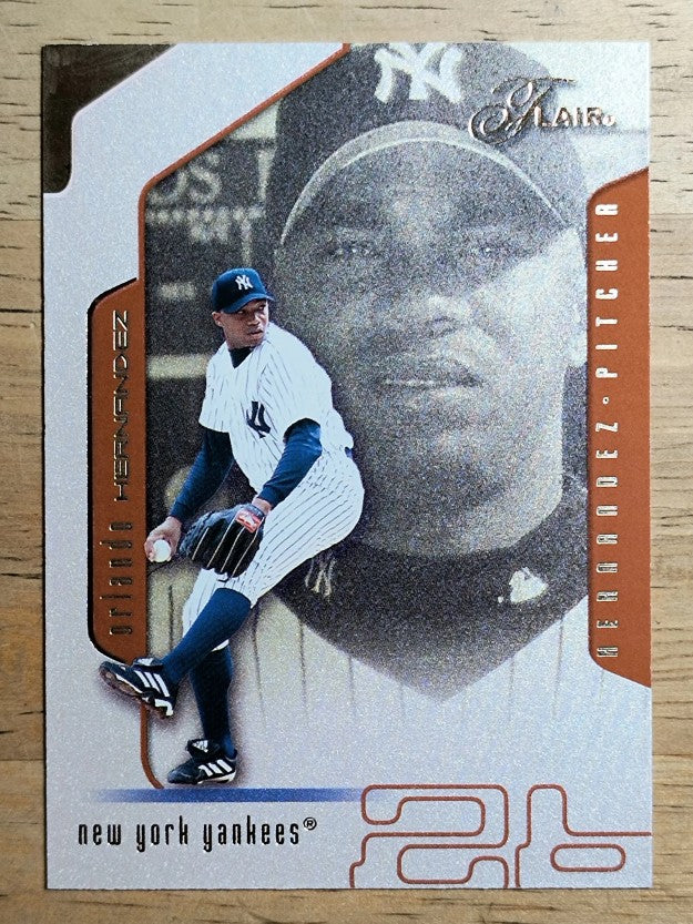 2002 Flair #57 Orlando Hernandez