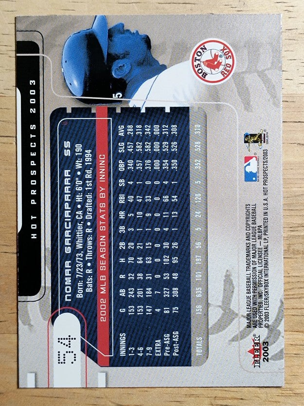 2003 Hot Prospects #54 Nomar Garciaparra