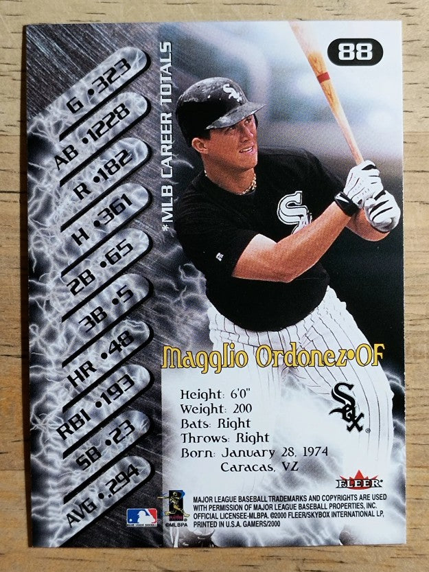 2000 Fleer Gamers #88 Magglio Ordonez