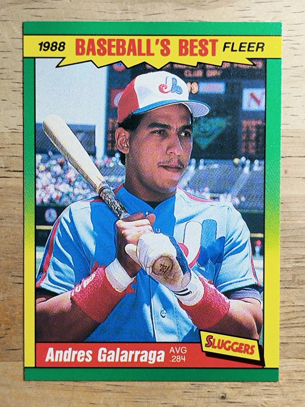 1988 Fleer Sluggers/Pitchers #14 Andres Galarraga