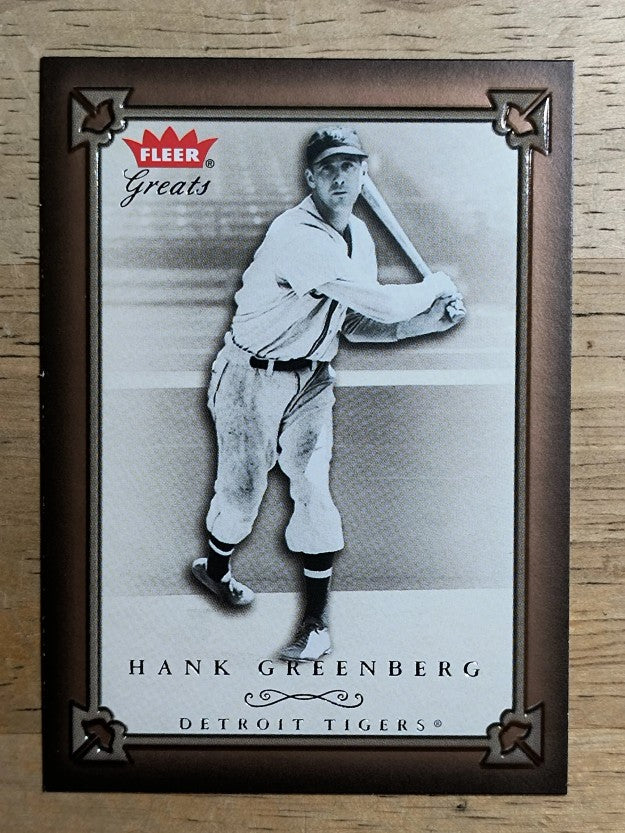 2004 Greats of the Game #5 Hank Greenberg