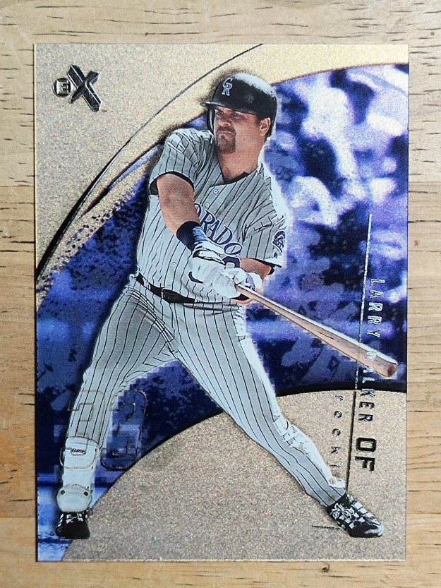 2002 E-X #62 Larry Walker