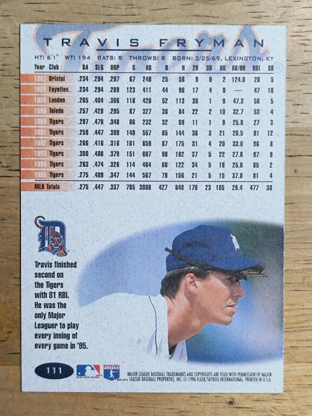 1996 Fleer #111 Travis Fryman