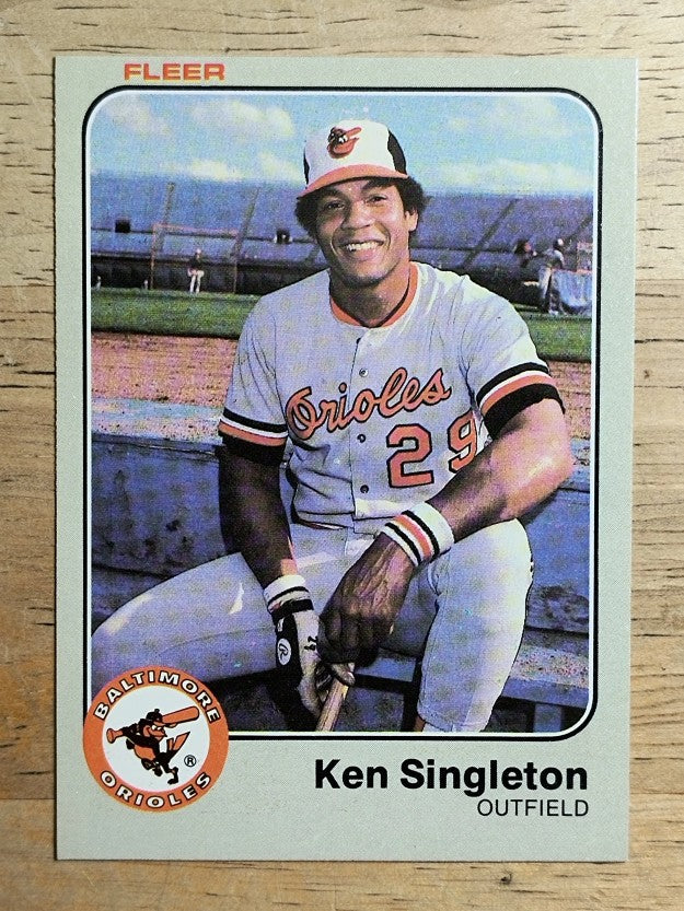 1983 Fleer #73 Ken Singleton