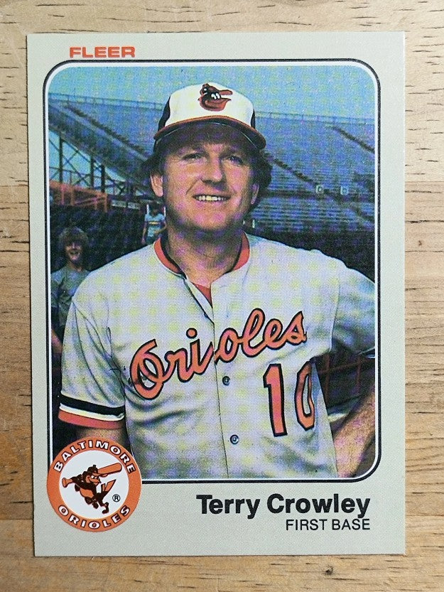 1983 Fleer #55 Terry Crowley