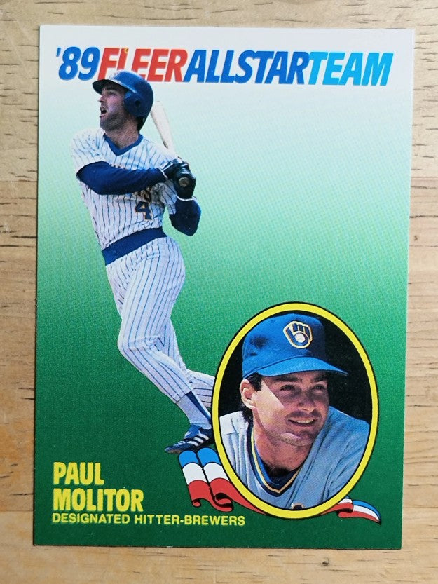 1989 Fleer All-Stars #8 Paul Molitor