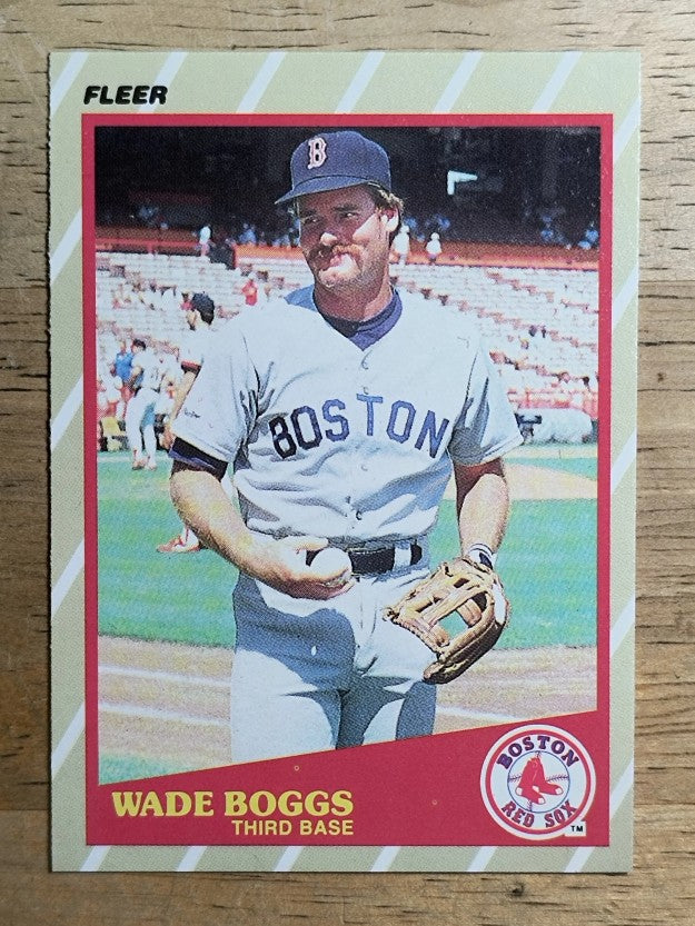 1989 Fleer Superstars #4 Wade Boggs