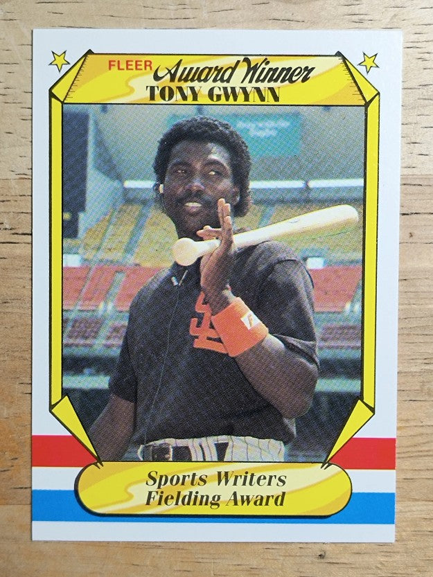 1987 Fleer Award Winners #19 Tony Gwynn