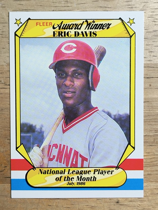 1987 Fleer Award Winners #11 Eric Davis
