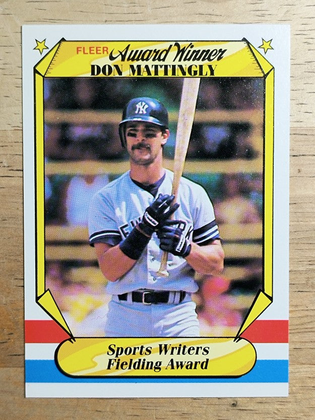 1987 Fleer Award Winners #24 Don Mattingly