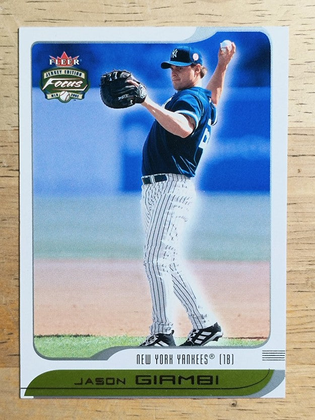 2002 Fleer Focus JE #2 Jason Giambi