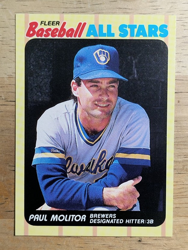 1989 Fleer Baseball All-Stars #30 Paul Molitor