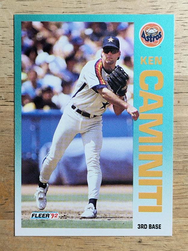 1992 Fleer #427 Ken Caminiti